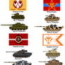 Remnant Tank Variants, 1st and 2nd Great Wars