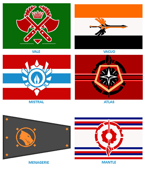 MM!AU: National Flags of Remnant by Soundwave3591 on DeviantArt