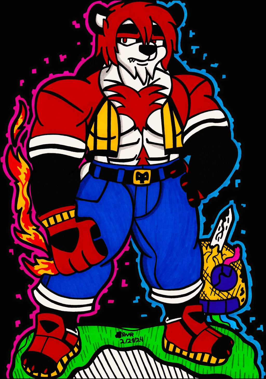 Rick the Panda (Mobian Design) by TheGrumpiestPanda on DeviantArt