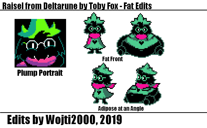 Fst Rslsei Deltarune Ralsei Fat Edits by wojti2000 on DeviantArt