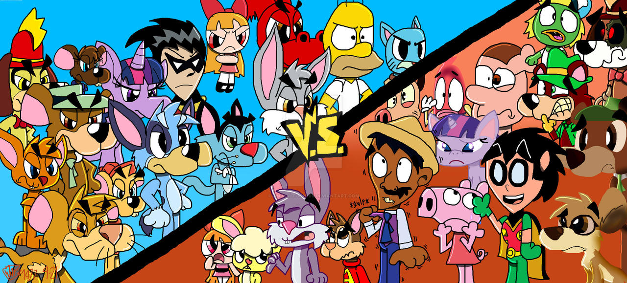 Cartoon Vs Simble Classic Cartoon vs Modern Cartoon by AnimalToon199 on DeviantArt