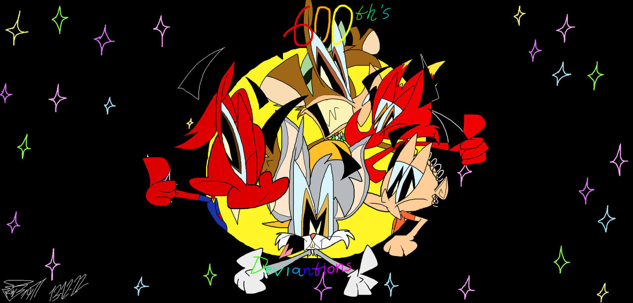 Ask 600 Deviantart 600th Deviations by AnimalToon199 on DeviantArt