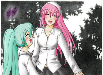 Miku and Luka -highschool-