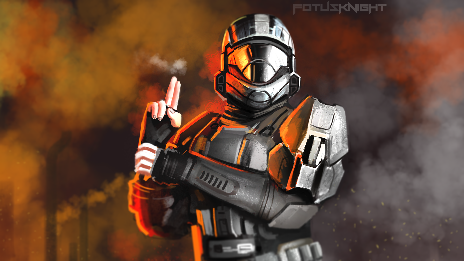 Halo 3: ODST - Rookie Wallpaper by FotusKnight on DeviantArt