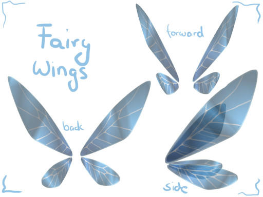 Sloppy Fairy Wings Pattern by MeMiMouse on DeviantArt