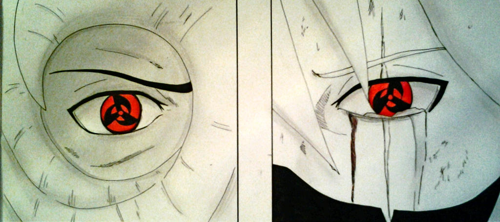 Obito and Kakashi (Mangekyou Sharingan)
