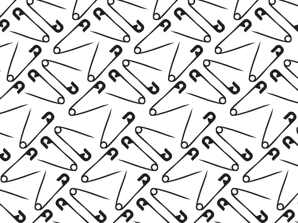 Safety Pin Pattern by BrookeMc on DeviantArt