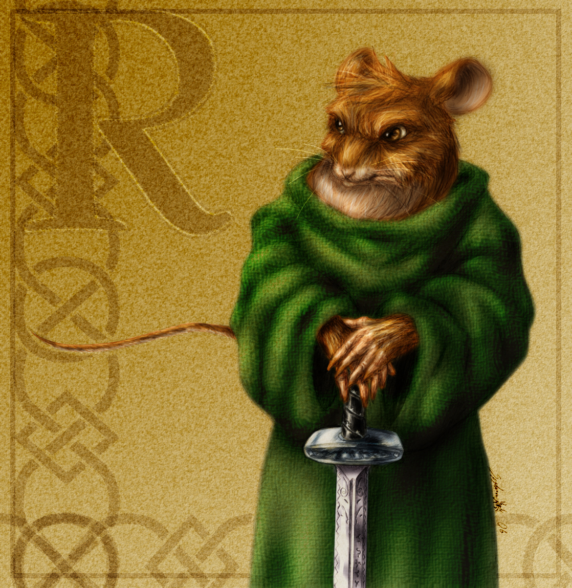 Warrior of Redwall Coloured