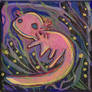 Tiny painting: Axolotl