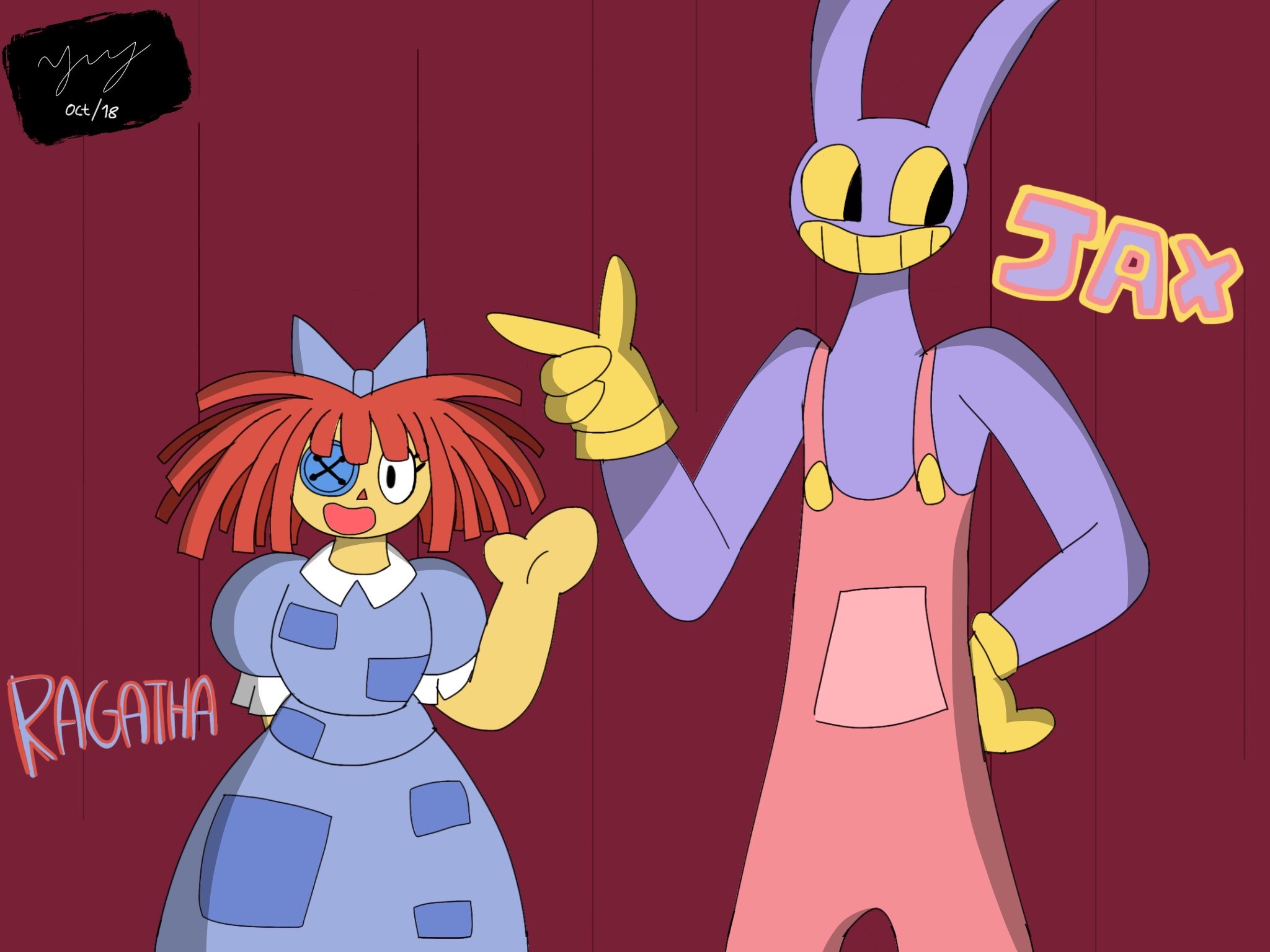Fanart Ragatha And Jax Again By AgentBumblebot On DeviantArt fanart-ragatha-and-jax-again-by-agentbumblebot-on-deviantart