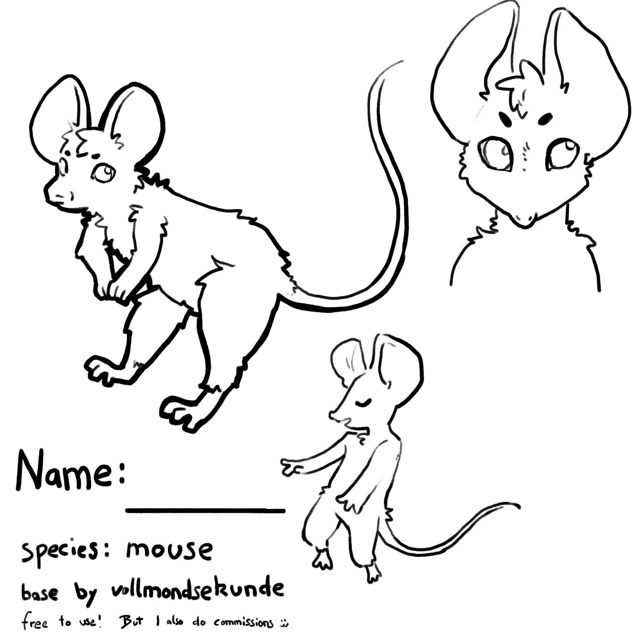 photo Furry Oc Base Template mouse furry base