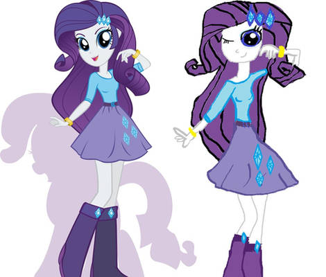 Equestria Girls Drawing (Rarity)