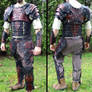 Full leather armor with slats