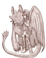 Hiccup and Toothless