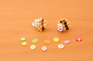 Waffles Earrings