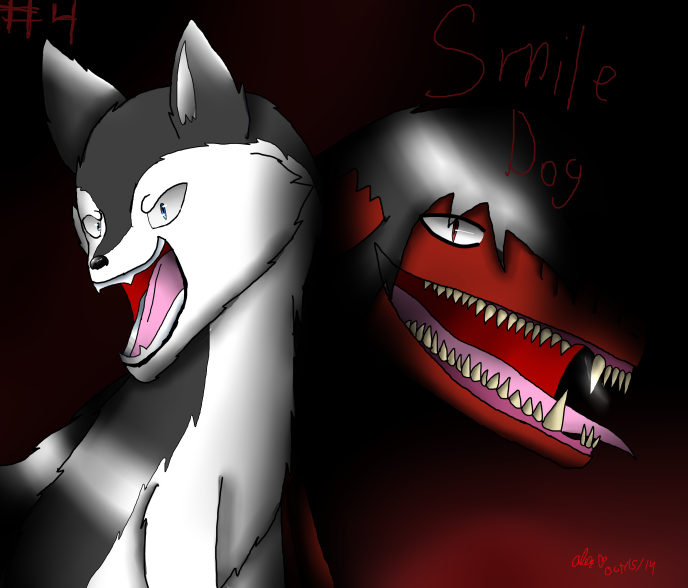 CreepyPasta 4 Smile Dog Speedpaint By CandySugarSkullGirl9 On DeviantArt creepypasta-4-smile-dog-speedpaint-by-candysugarskullgirl9-on-deviantart
