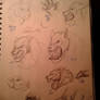 Werewolf practice sketches 3