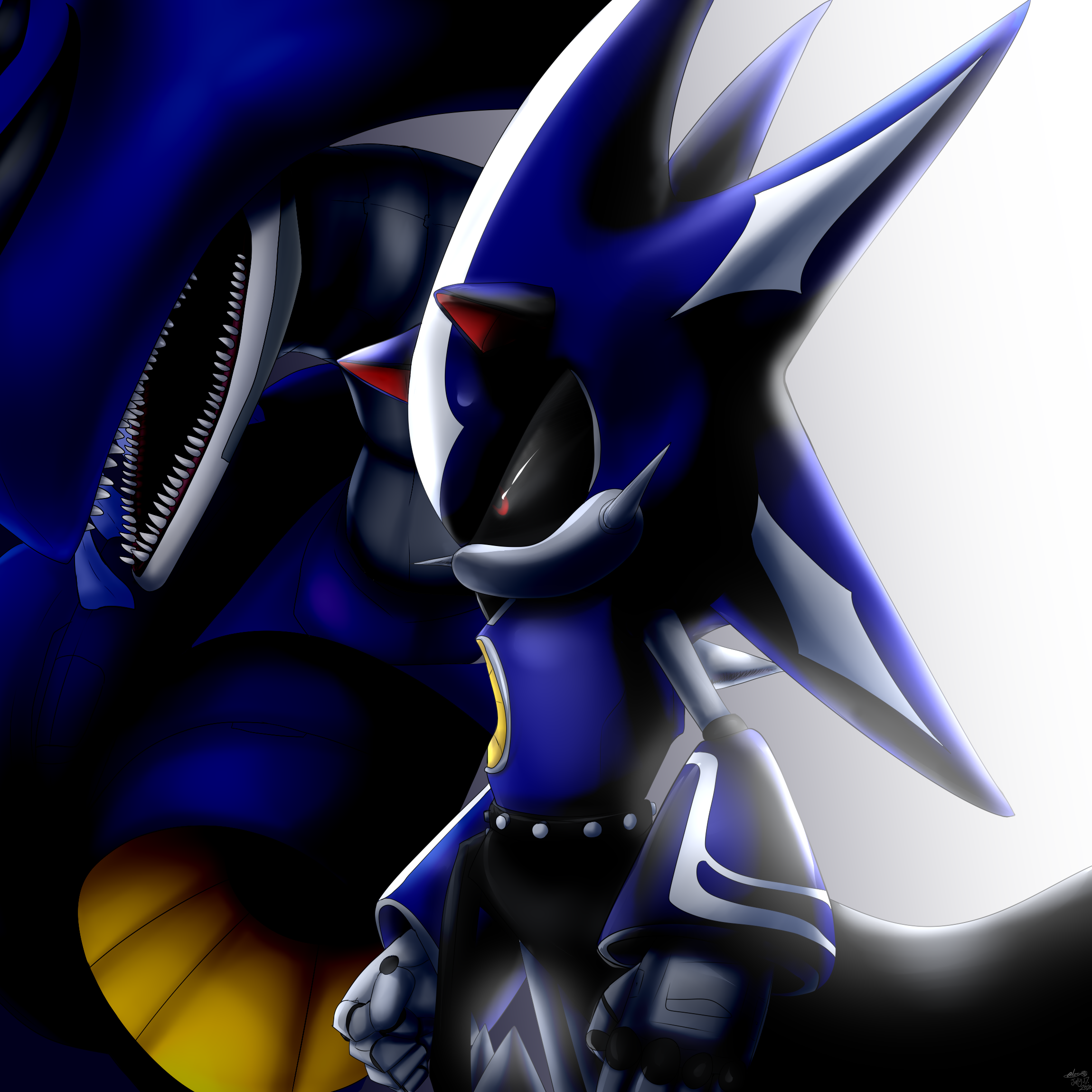 Commission: Neo Metal Sonic by VGAfanatic on DeviantArt