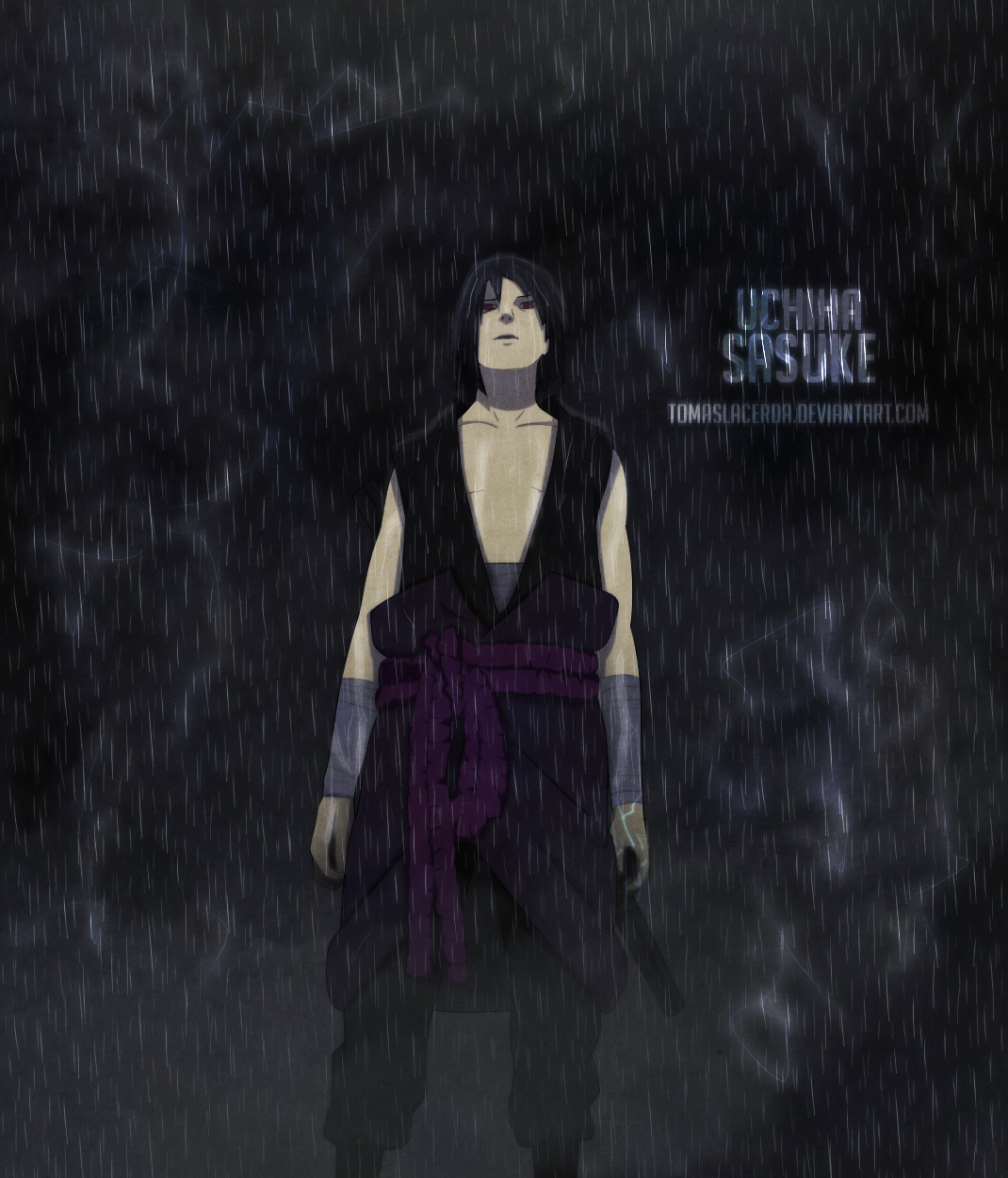 Uchiha Sasuke - Stormy Skies