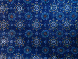 Blue tapestry