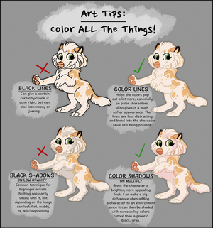 Art Tips: Color ALL The Things!