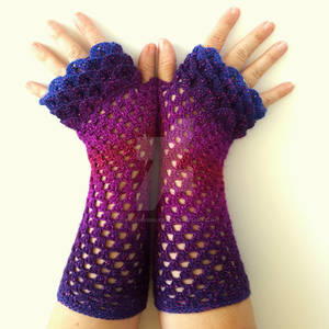 Purples Dragon Gloves Commission