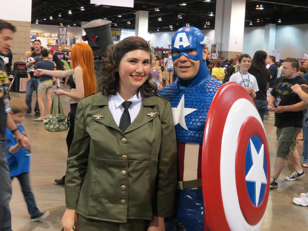 Captain America and Peggy Carter by WilbertCaptain on DeviantArt.