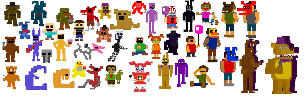 8Bit Characters Full Bodys by Will220 on DeviantArt