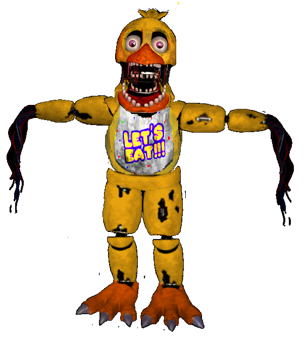 Stylized Withered Chica In UCN! (UCN Mods) 