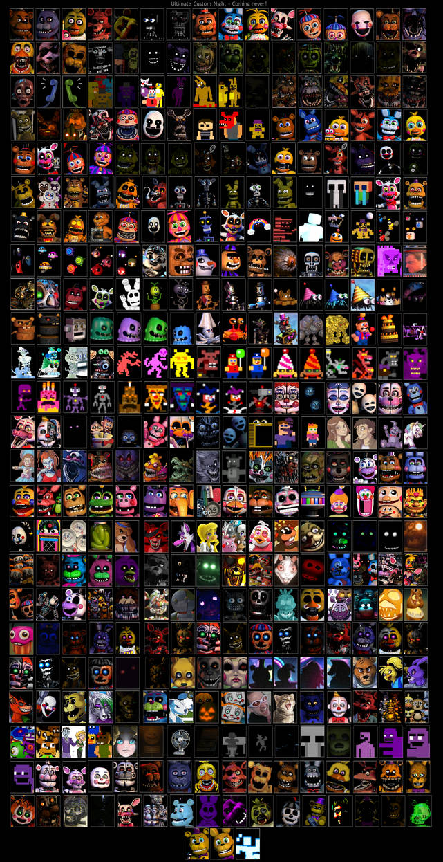 The Complete Ultimate Custom Night Version 4 by Will220 on DeviantArt