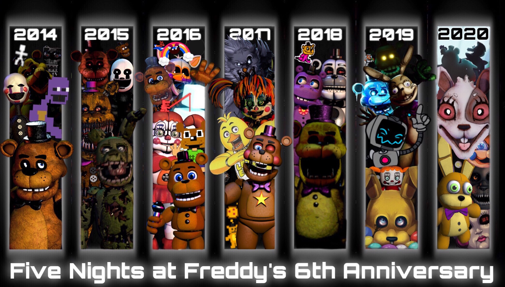 FNaF 2 UnWithered Animatronics by Will220 on DeviantArt