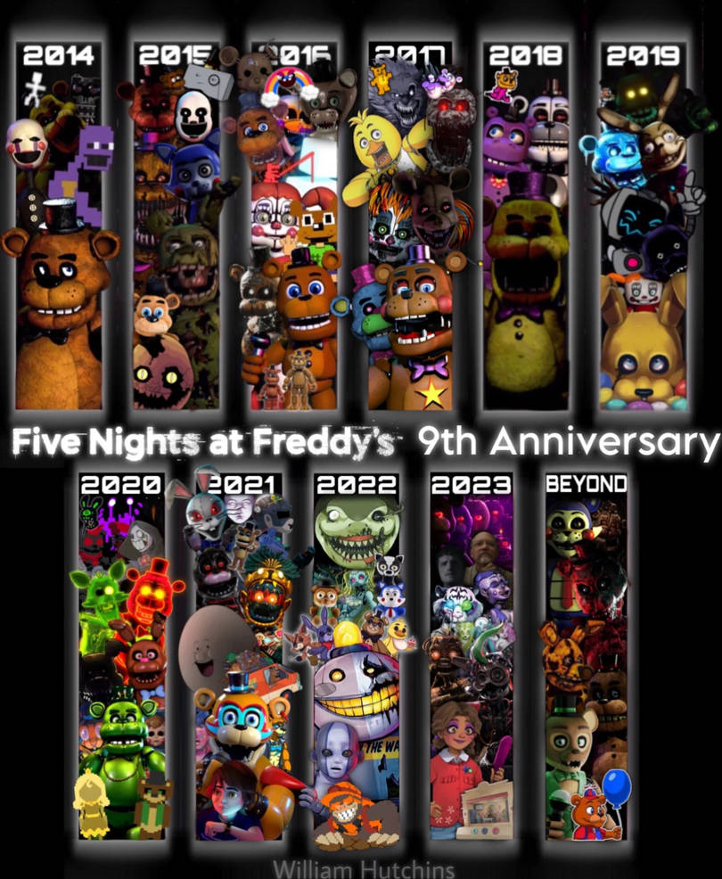 Happy 9th Anniversary To Five Nights At Freddys By Will220 On Deviantart