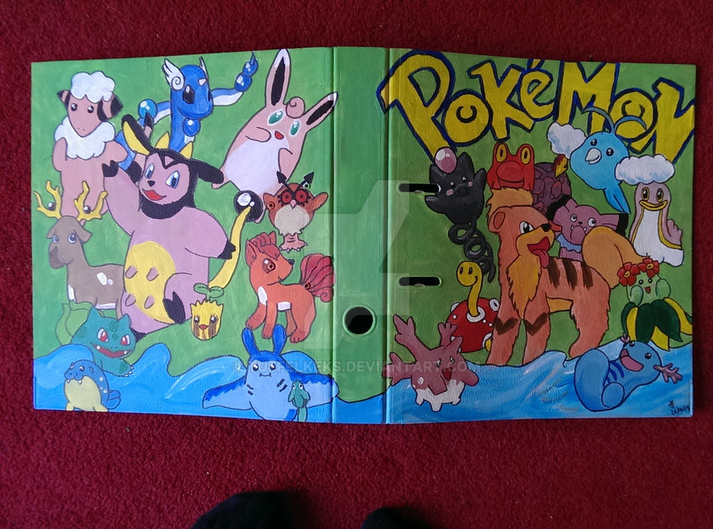 Pokemon card folder by Tuffelkeks on DeviantArt