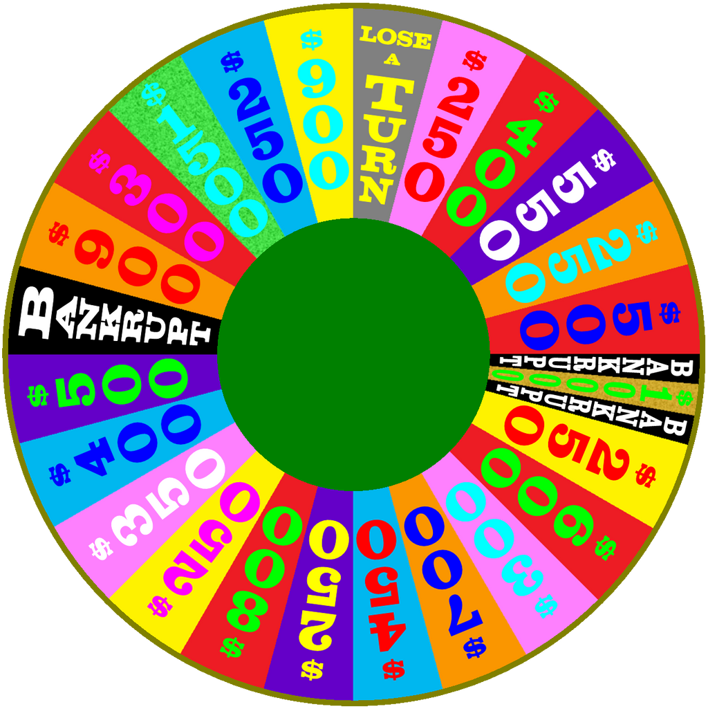 Bonus Wheel Layout Custom Wheel of Fortune Layouts by germanname1990 on DeviantArt