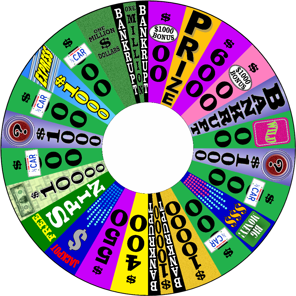 Bonus Wheel Layout Custom Wheel of Fortune Layouts by germanname1990 on DeviantArt