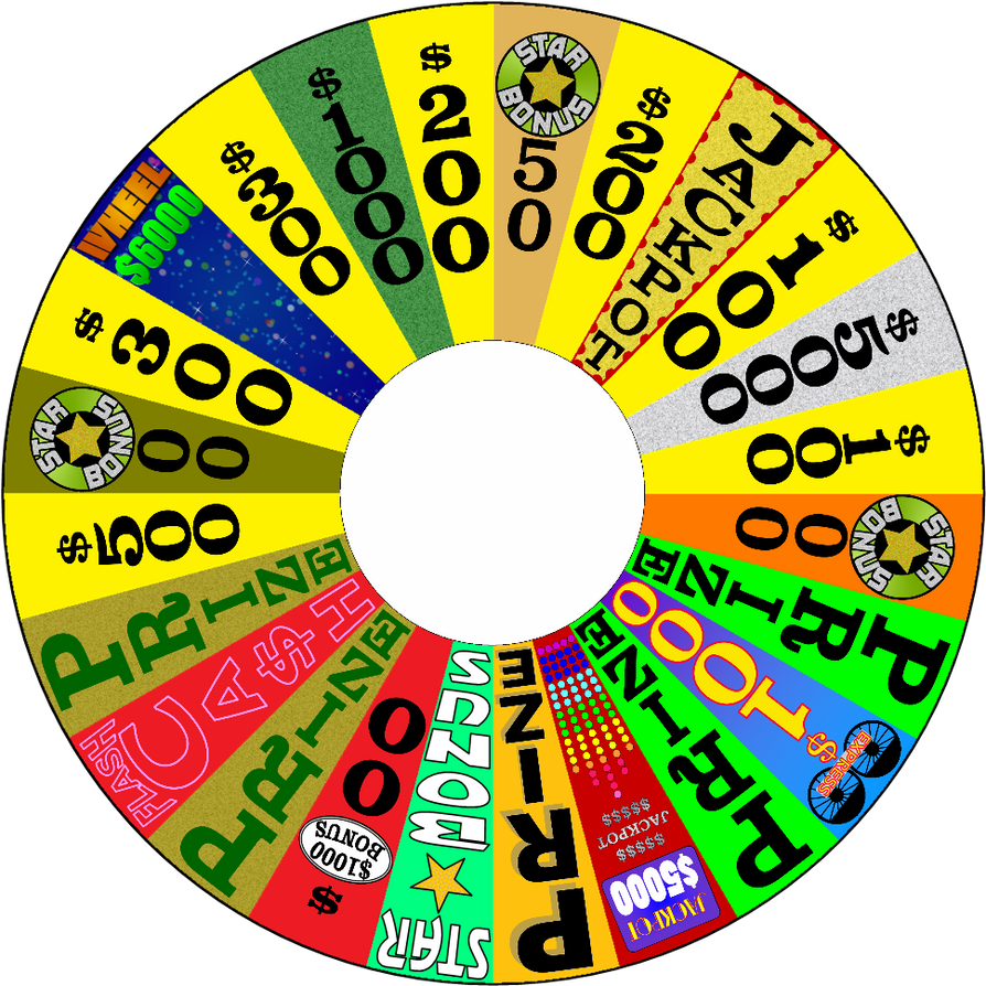 Bonus Wheel Layout Custom Wheel of Fortune Layouts by germanname1990 on DeviantArt