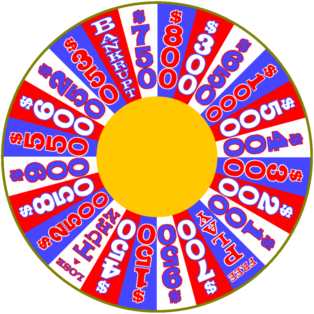 Bonus Wheel Layout Custom Wheel of Fortune Layouts by germanname1990 on DeviantArt
