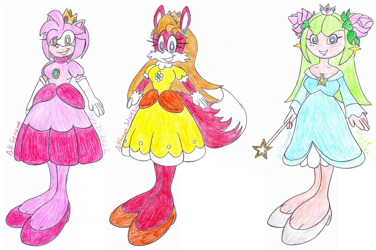 Hedgehog Fox and Seedrian Princesses by germanname1990 on DeviantArt