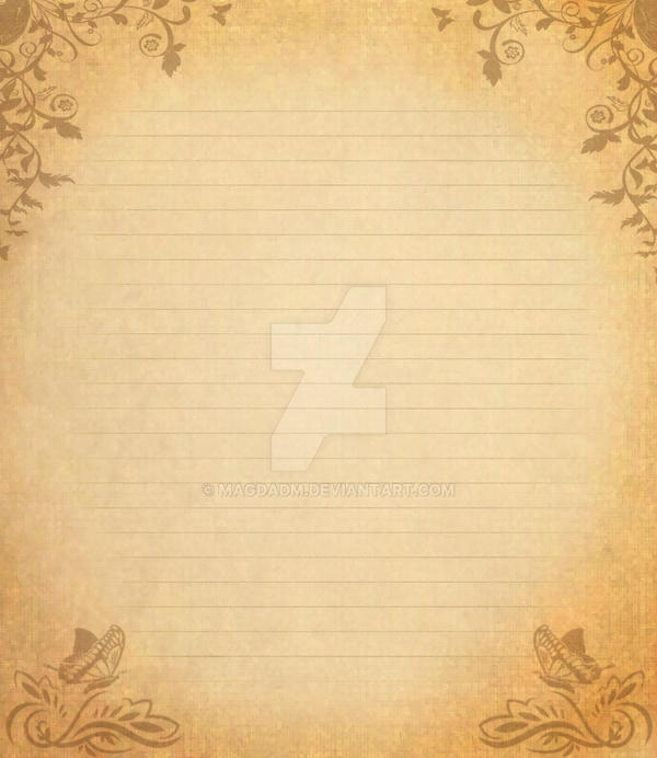Letter paper VIII by MagdaDm on DeviantArt