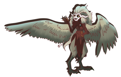 Foxy Eda in Harpy Mode by BeniPlant