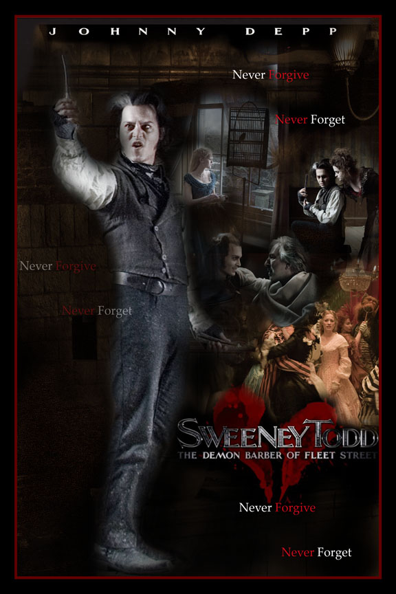 Sweeney Todd Movie Poster XVI