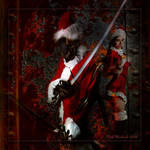 Dark Red: Santa Claws by Rickbw1