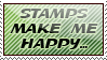 Stamps make me happy...