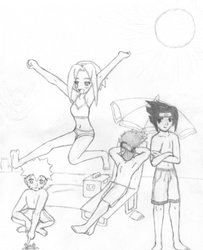 Naruto Beach Party