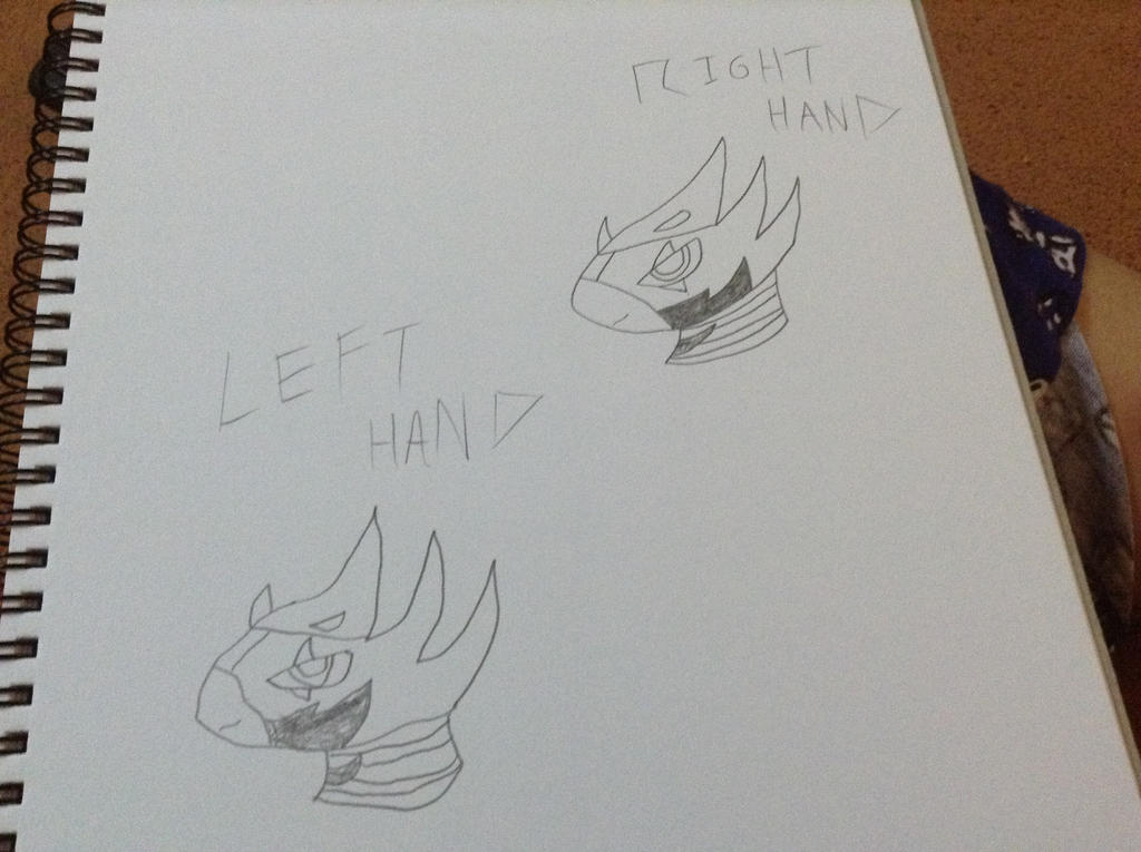Left And Right Hand Drawing Challenge by ToaHeroStudio on DeviantArt