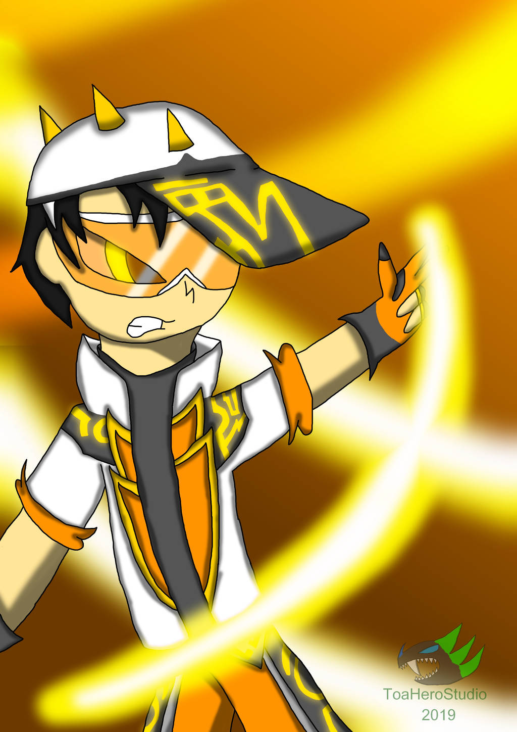 Boboiboy Solar Fan Art By Toaherostudio On Deviantart