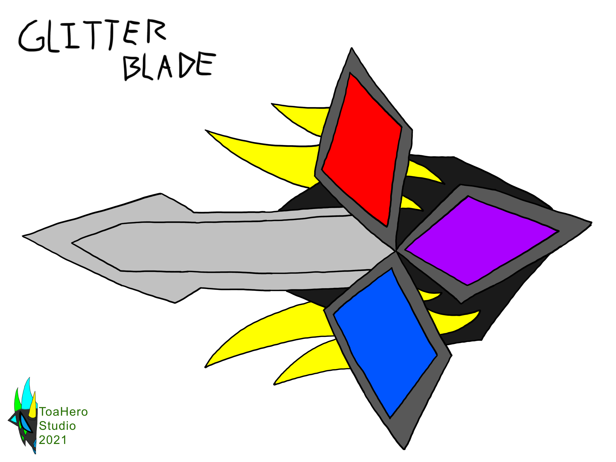 Trigger Glitter Blade by ToaHeroStudio on DeviantArt