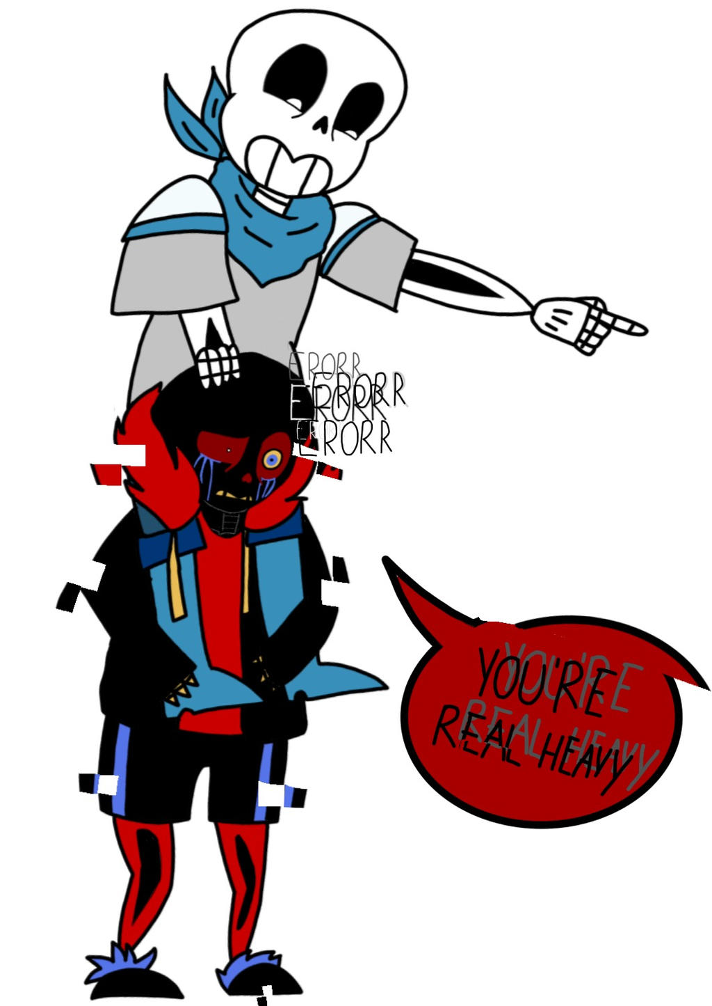 Underswap Sans and Error Sans by Anam786 on DeviantArt