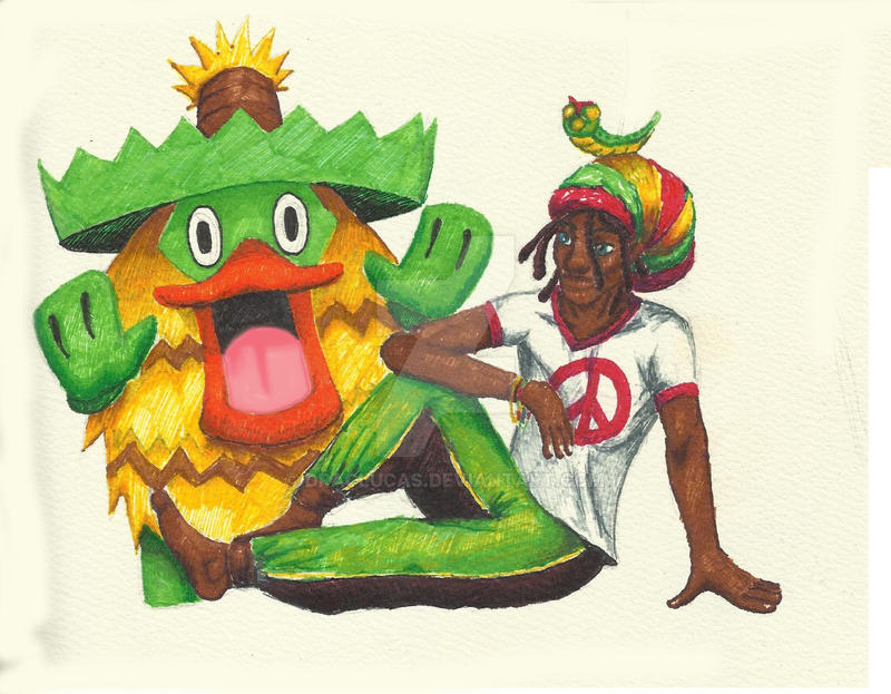 Pokemon Rastus Rasta and his pokemons :) by draclucas on DeviantArt