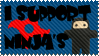 'I Support Ninja's' Stamp